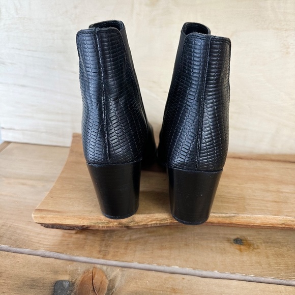 Lascana Leather‎ Boots Chelsea Panels Snake Embossed 7 - Picture 3 of 8